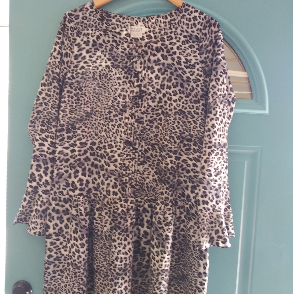 Leopard print dress